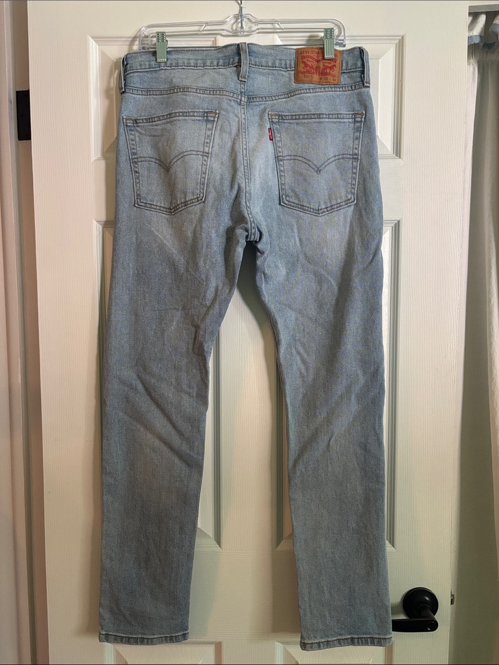 Levi's Men's 510 32/32 Light Wash Straight-Leg Jeans